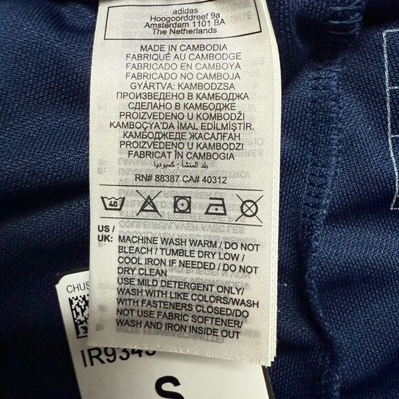 Adidas Tiro 24 Training Pants Navy Blue 2 / White Football Soccer Men Small - Picture 4 of 7